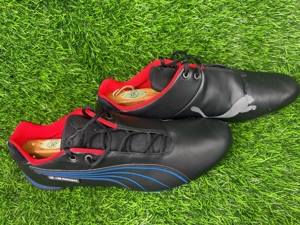 Puma BMW M Motorsport Future Cat Driving Shoes Black Blue Men’s US 14 308458-01